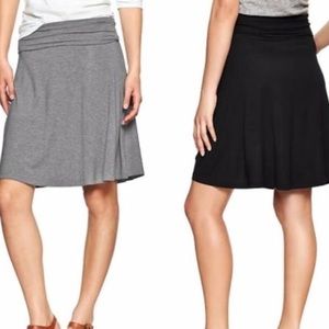 Old Navy fold over knee length jersey skirt